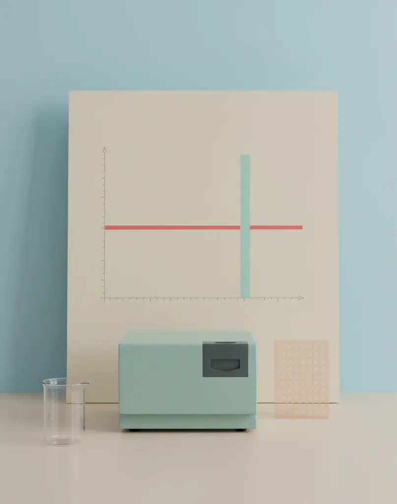Chart + Spektrophotometer Umwelttest